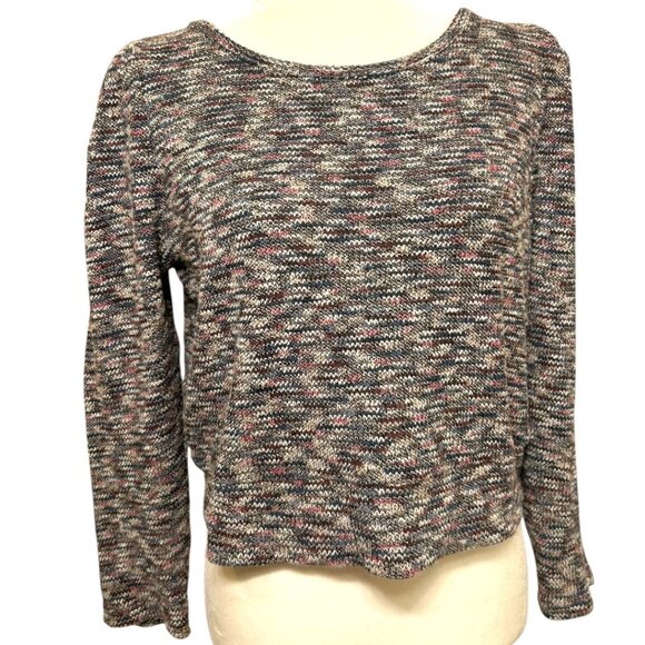 Madewell Multicolor Knit Long-Sleeve Sweater Top - Size Medium - Picture 1 of 8